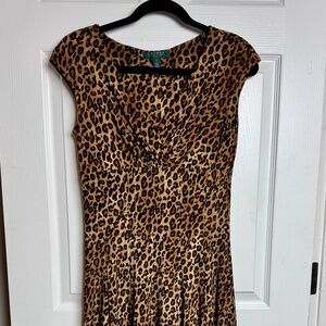 Ralph Lauren Leopard Print Dress